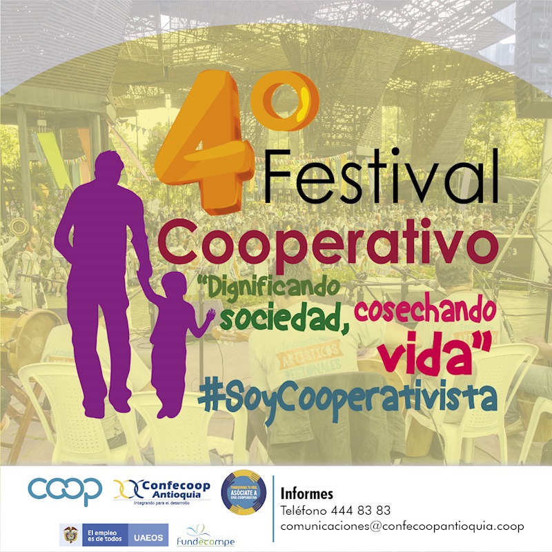 En Antioquia celebramos el 4° Festival Cooperativo | Confecoop Antioquia