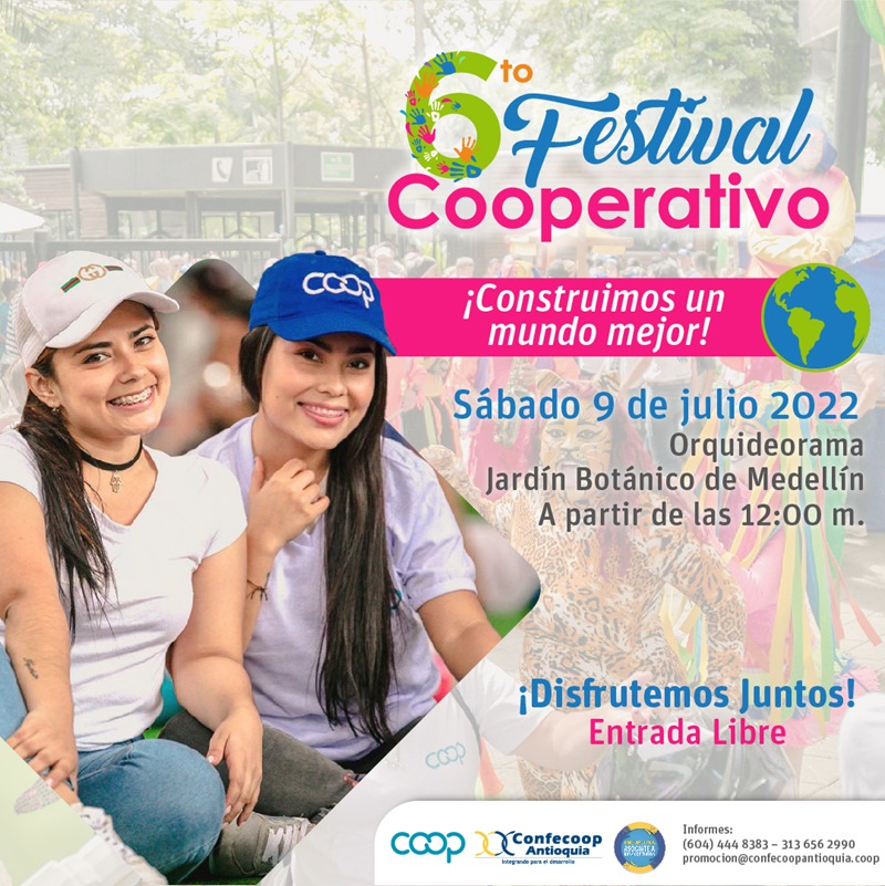 ¡Celebremos el 6to Festival Cooperativo! | Confecoop Antioquia