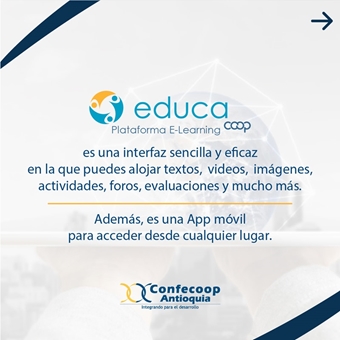 ¡Certifícate con nosotros a través de la plataforma EDUCA Coop!